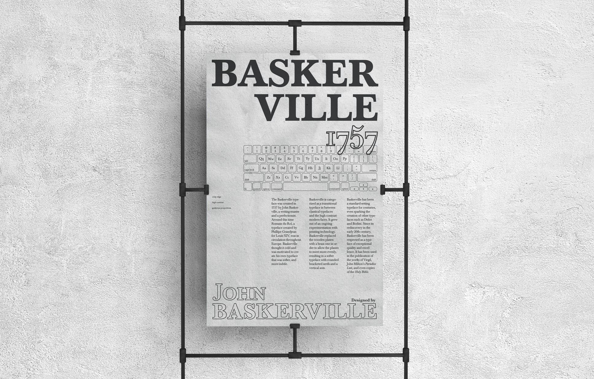 Baskerville Poster